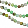 Collier en chrysoprase - Perles rondes 8 mm - 70 cm