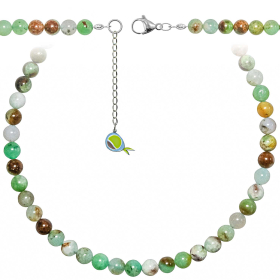 Collier en chrysoprase - Perles rondes 8 mm - 70 cm