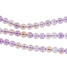 Collier en amétrine - Perles rondes 6 mm - 70 cm