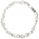 Bracelet en cristal de roche extra - Perles roulées 7 à 10 mm