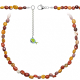 Collier en jaspe mokaite - Perles roulées 5 à 8 mm - 50 cm