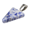Pendentif flèche triangle en sodalite