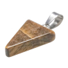 Pendentif flèche triangle en oeil de tigre