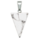 Pendentif pointe flèche en howlite