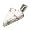Pendentif pointe flèche en howlite