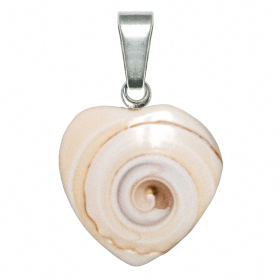 Petit pendentif coquillage coeur luhuanus