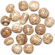 Pierres roulées aragonite zonée marron - 2 à 3 cm - Lot de 2