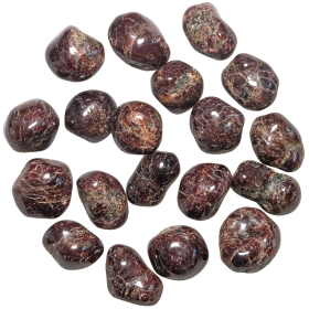 Pierres roulées grenat rhodolite - 2 à 3 cm - Lot de 2