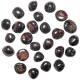Pierres roulées grenat spessartite - 1.5 à 2 cm - Lot de 2