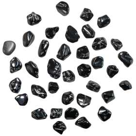 Pierres roulées spinelle noire - 1 à 1.5 cm - 10 grammes