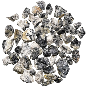 Pierres brutes quartz avec tourmaline noire - 1 à 3 cm - 100 grammes