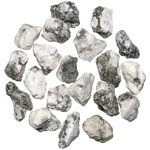 Pierres brutes pierre de lune avec mica - 3 à 5 cm - 200 grammes