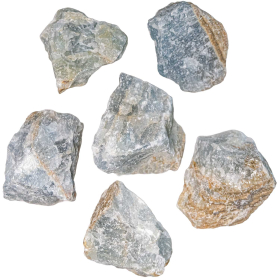 Pierres brutes onyx bleu - 6 à 8 cm - Lot de 3