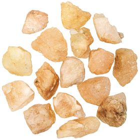 Pierres brutes morganite jaune - 3 à 5 cm - Lot de 3