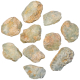 Pierres brutes préhnite - 4 à 5 cm - Lot de 3