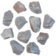 Pierres brutes hématite - 3 à 5 cm - Lot de 2