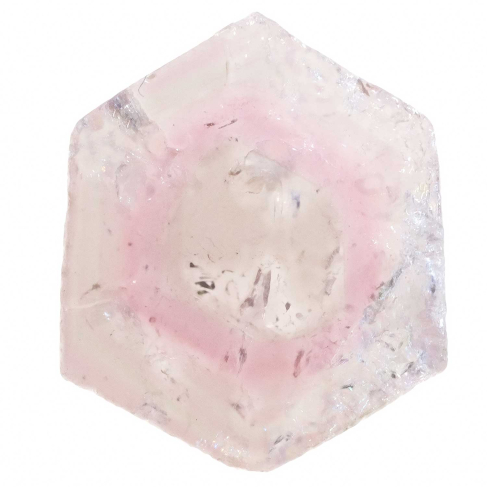 Tranche de tourmaline melon d'eau polie - Réf 6598.3
