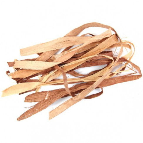 Lianes larges de raffia brun - 150 grammes