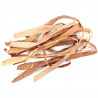 Lianes larges de raffia brun - 150 grammes