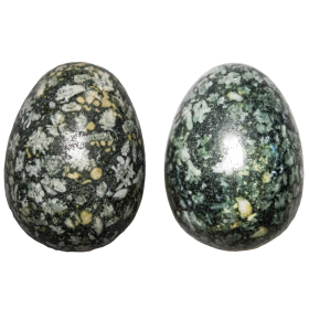 Oeuf en porphyre impérial vert