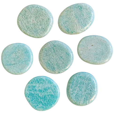 Galet plat amazonite de Chine - A l'unité