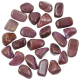 Pierres roulées jade violet - 2 à 3 cm - Lot de 2