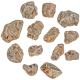 Pierres brutes zircon - 2 à 3 cm - Lot de 2