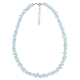 Collier de pierre en aigue-marine - perles baroques