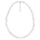 Collier de pierre en quartz blanc - perles baroques