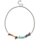 Collier chaine chakra - Pierres perles baroques