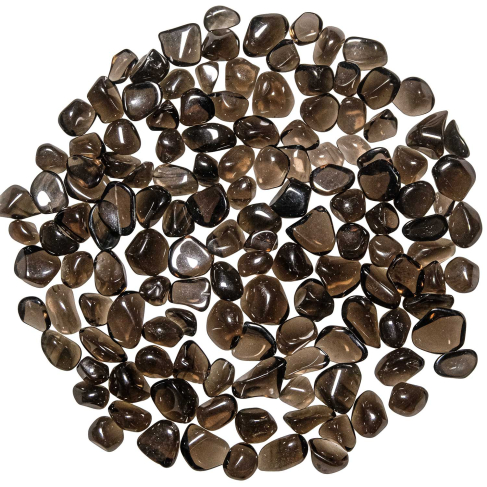 Petites pierres roulées obsidienne larmes d'apache - 1 à 1.5 cm - 50 grammes