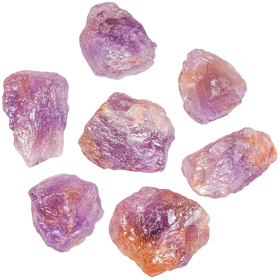 Pierres brutes amétrine - 3 à 5 cm - lot de 5