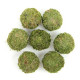 Balles de mousse verte déco - 5 cm - Lot de 2