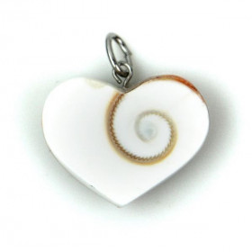 Pendentif coeur oeil de Shiva