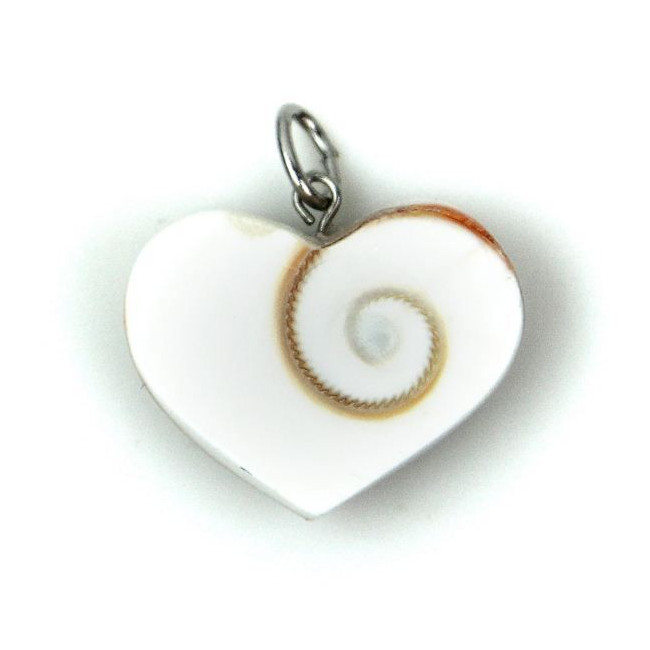 Pendentif coeur oeil de Shiva