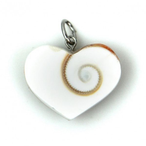Pendentif coeur oeil de Shiva