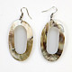 Boucles d'oreilles en coquillage nacré