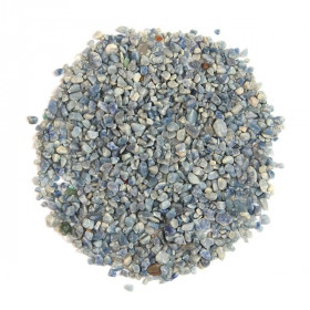Sable semi-roulé de quartz bleu 2/10 mm - 100 grammes