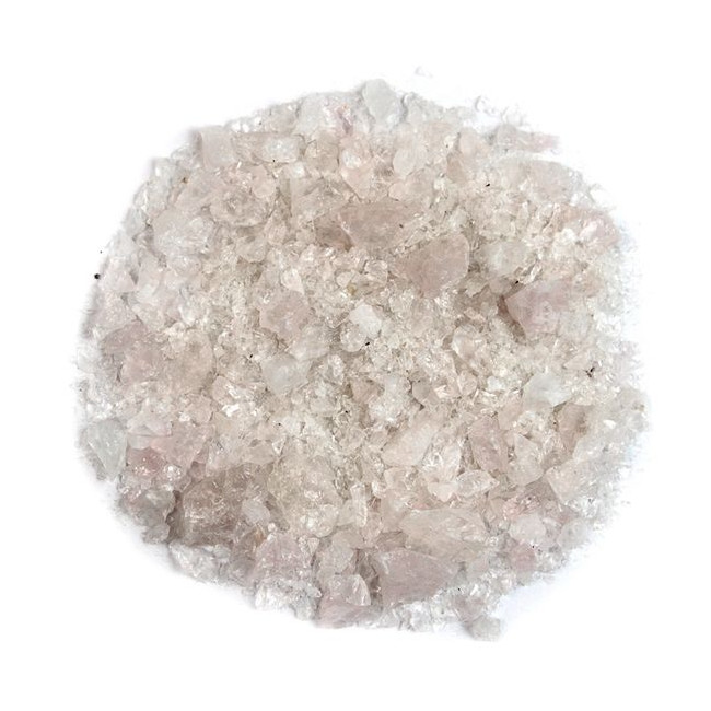 Sable brut de quartz rose 0/10mm - 100 grammes