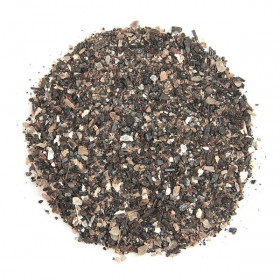 Sable brut mélangé de mica phlogopite et de tourmaline noire 0/10mm - 100 grammes