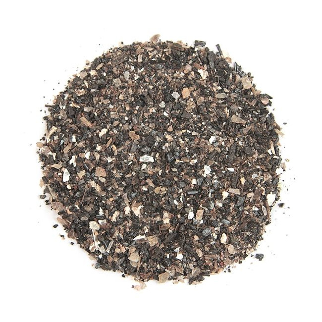 Sable brut mélangé de mica phlogopite et de tourmaline noire 0/10mm - 100 grammes