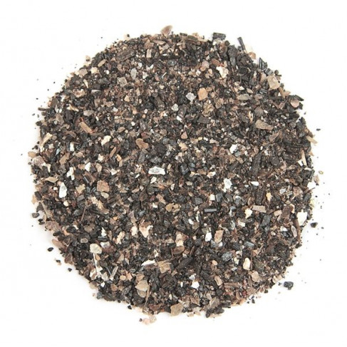 Sable brut mélangé de mica phlogopite et de tourmaline noire 0/10mm - 100 grammes