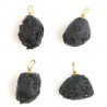Pendentif pierre brute en tectite