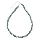 Collier en apatite bleue - Perles pierres roulées
