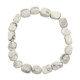 Bracelet en howlite - Perles pierres roulées