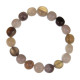 Bracelet en agate de Botswana - Perles pierres roulées