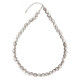 Collier en cristal de roche - Qualité extra - Perles pierres roulées
