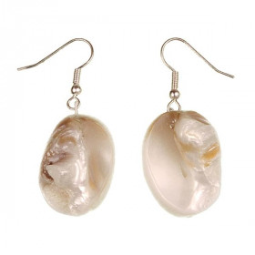 Boucles d'oreilles en nacre
