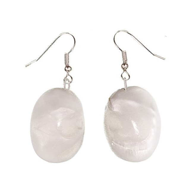 Boucles d'oreilles en nacre