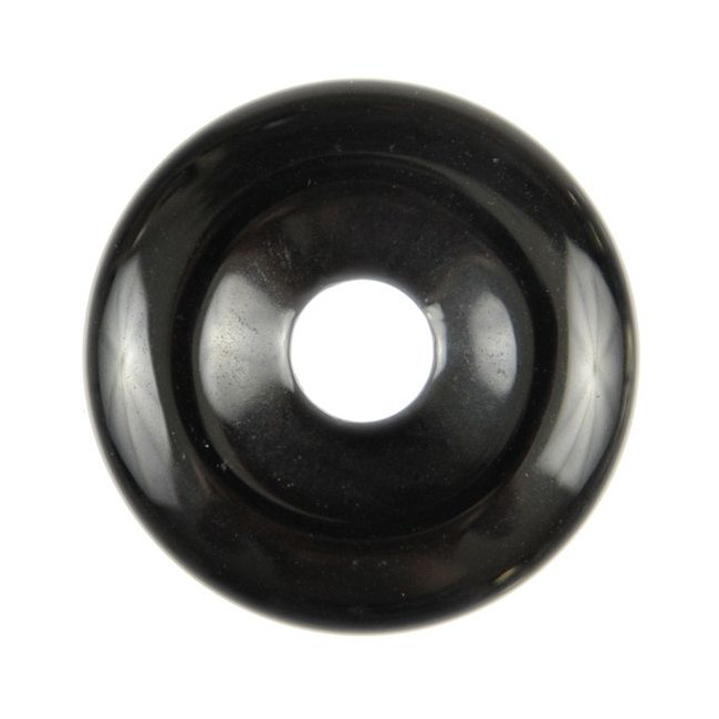 Donut Pi Chinois en onyx pour pendentif